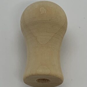 Natural Wood Cord Tassels, Set of 12, Unfinished