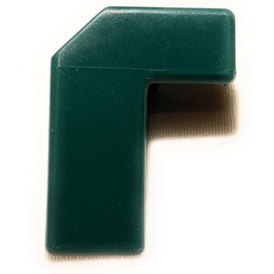 Dark Green Cord Lock Cover End Caps, Sold Individually (#752)