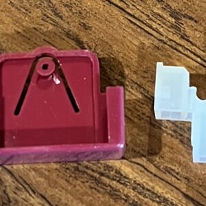 Burgandy Cord Lock Cover & Cord Lock, Set of 1 (#741)