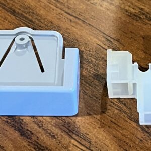 Light Blue Shade Cord Lock Cover & Cord Lock, Set of 1 (#742)