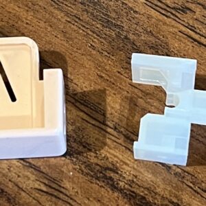 Peach Shade Cord Lock Cover & Cord Lock, Set of 1 (#743)