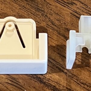 Cream Shade Cord Lock Cover & Cord Lock, Set of 1 (#747)