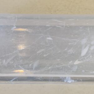 Smokey Clear Plastic Grip for Spring Roller Shade Hem Bar   (#114)