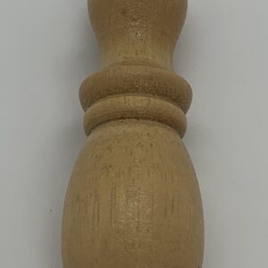 Natural Wood Tassel with Clear Finish, Sold Individually  (#120)