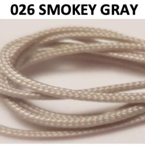 Pleated Shade Cord, 50 feet, Color: 026 Smokey Gray