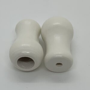 White Wood Cord Tassels, Pack of 10   #163