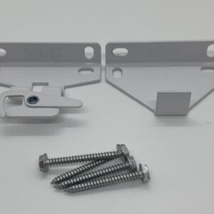 R:16 1.5" Projection Bracket, White, 1 Pair   #177