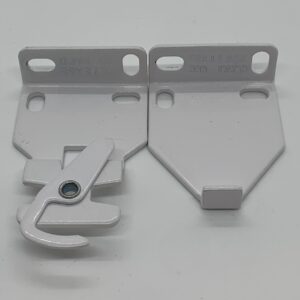 R:3 - R8 2" Projection Bracket, White, 1 Pair   #188