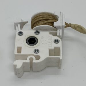 Low Profile Cord Tilt, Small Punch, Hex Hole w/Light Brown Cord, Sold Individually   #207