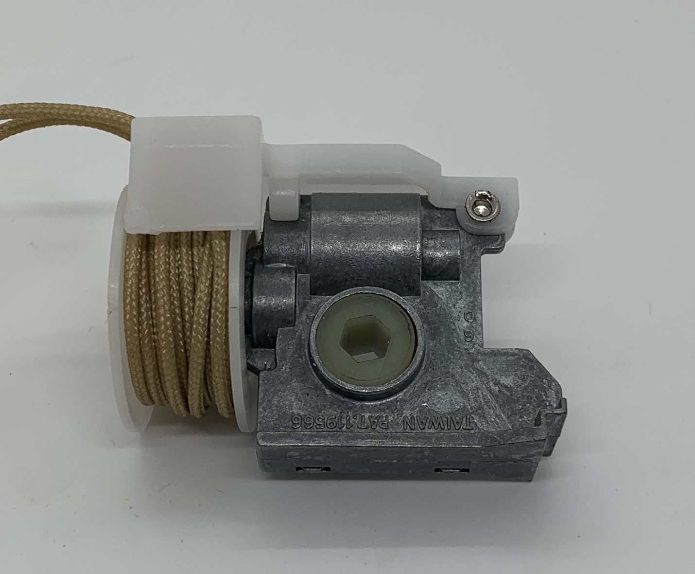 Low Profile Cord Tilt, Large Punch, Hex Hole w/Light Brown cord, Sold Individually #213