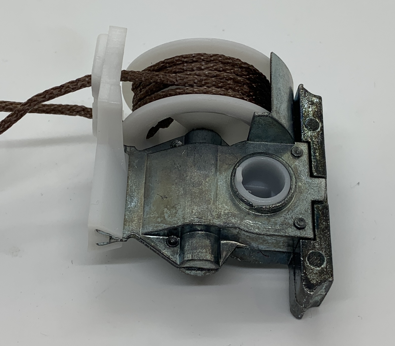 High Profile Cord Tilt, Large Punch, Square Hole w/Thick Dark Brown cord, w/Tassels, Sold Individually #215