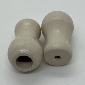 Off White Wood Cord Tassels, Pack of 10   #250