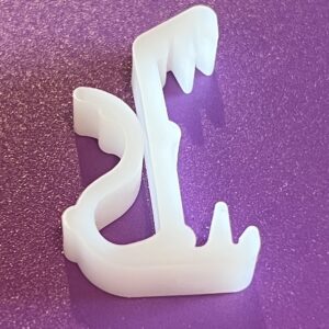 Single Valance Clip Tack Strip, Frosted, Pack of 9,  #273