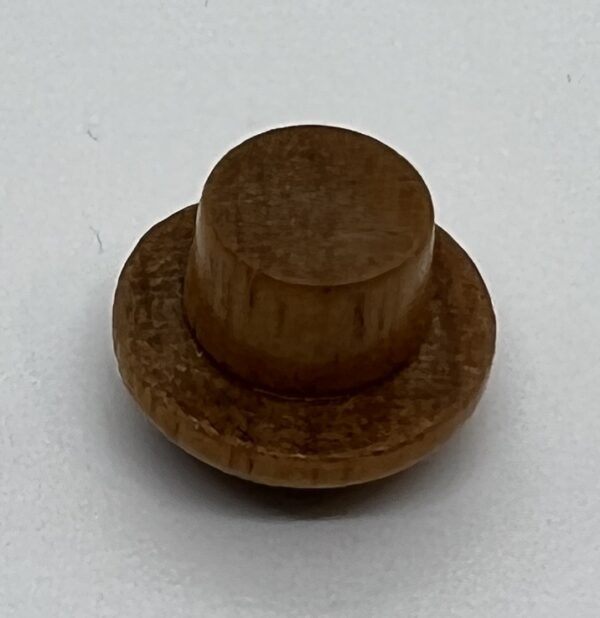 2" Wood Plug, Light Brown, Pack of 5  #274 - Image 3