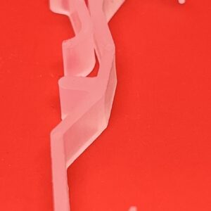 Low Profile 2" Valance Clip, Frosted, Pack of 9   #280