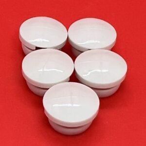 Plastic Off White Bottom Rail Plug, Sold in Packs of 5   #295