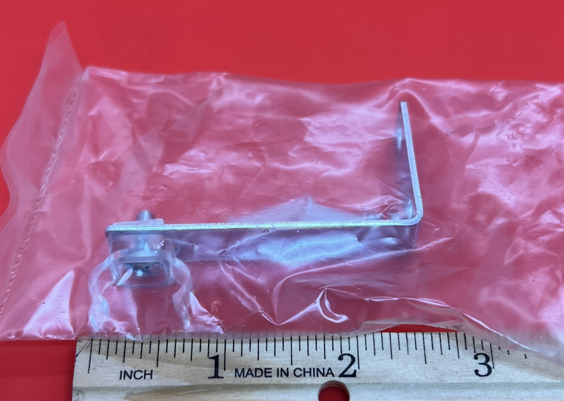 Graber Arch Rod Support Projection 2 1/2" - Zinc Chromate, #4-805-0, 1 per package (Bin 6) - Image 3