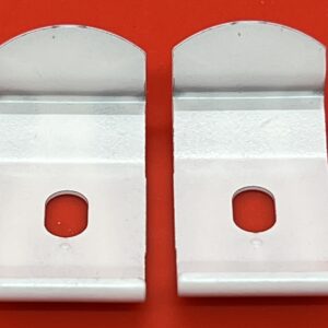 Graber Snap In Ceiling Clip - White, 1 Pair, #9-955-1 (Bin 6)