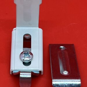 Graber Oval Support Bracket Projection 2-3" - White, #9-421-1, 1 Per Package (Bin 6)
