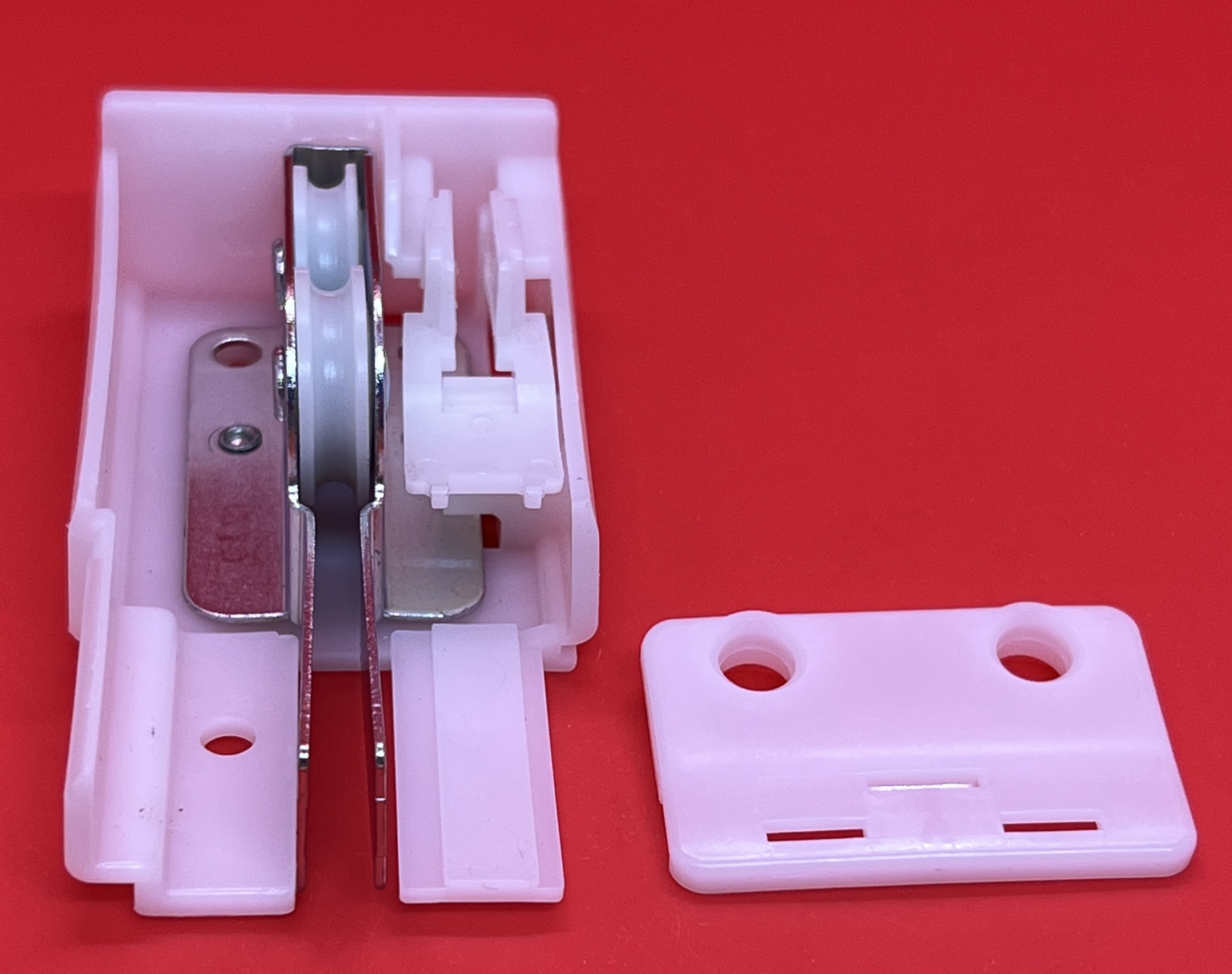 Graber Super-Duty Slimline Cord Draw Left Pulley Housing - White, 1 Per Package, #9-351-1 (Bin 6)