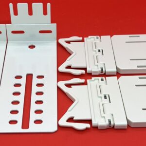 Graber 2.5" Dauphine Rod 6.25-8.5" Clearance Bracket, 1 Pair, #4-7839-01 (Bin 4)