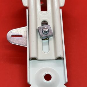Graber Super-Duty Slimline Wall Bracket Projection 3 1/2-4 1/4" - White, Sold Individually #9-379-1 (Bin 4)