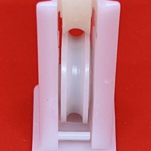 Graber Super-Duty Slimline Cord Draw One Way End Pulley Housing - White, Sold Individually, #9-353-1 (Bin 3)