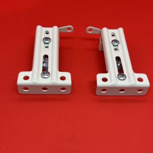 Graber Rod & Roller Shade Bracket Projection 3-4" - White, #9-371-1, 1 Pair (Bin 3)