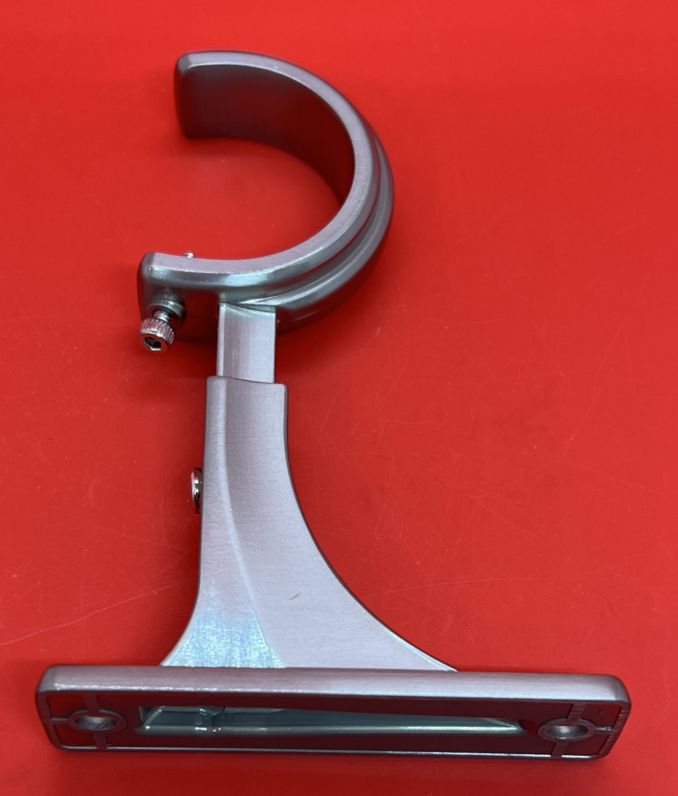 Kirsch Designer Metals 1 3/8 inch Decorative Brackets, Satin Nickel, #1832081, Sold Individually, (Bin 7)