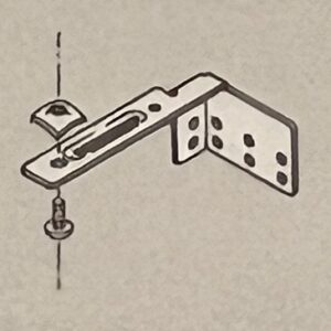 Kirsch Architrac Left Pinch Pleat Endcap Extender Clearance 1 1/8", #94149061, 1 Pair (Bins 8 & 9)