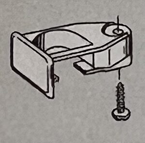 Kirsch Architrac Series 9046 End Stop, #9682055, Pack of 5, (Bin 8)