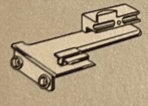 Kirsch Architrac Series 94001 Right Butt Master Snaps, #94117025, 1 Pair (Bin 8)