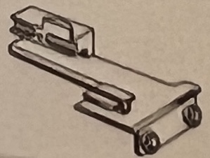 Kirsch Architrac Series 94001 Left Butt Master Snaps, #94118025, 1 Pair (Bin 8)