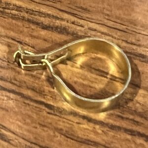 Graber Round Cafe Clips 3/4" - Brass, Pack of 14, #5-760-8