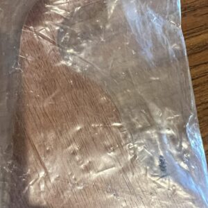 Kirsch Wood Pole Center Support, 3 1/2" Return, Walnut, Sold Individually, #5611E-85