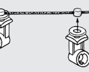 Kirsch Architrac® 80% Snap RipplefoldTM Carrier, #92142.025, Pack of 50 (Bin 20)