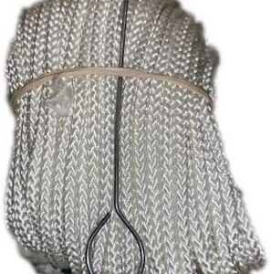 Kirsch Heavy Duty Traverse Drapery Rod Cord Kit # 1082E, 50 Feet of Cord, White