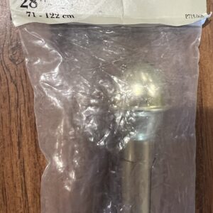 Kirsch 9/16" Cafe Rod, Brass, 28" - 48", 2-3" Clearance, #P713.063, Sold Individually