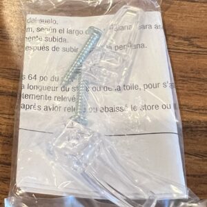 Plastic Cord Cleat, 1 Pair (#316)