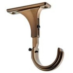 Kirsch Designer Metals 1 3/8" Decorative Ceiling Bypass Bracket, Sold Individually, #1832101, Color:  Caramel