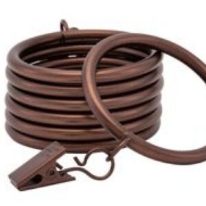 Kirsch Designer Metals 1 3/8" Rings, 7 per box, #1832050, Color:  Oil Rubbed Bronze