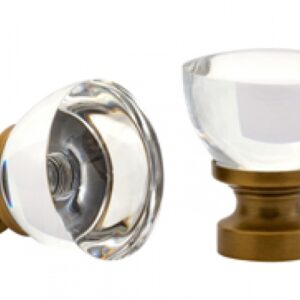 Kirsch Designer Metals 1 3/8 inch Garland Finials, 1 Pair, #1832182, Color:  Gilded Bronze