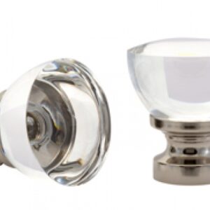 Kirsch Designer Metals 1 3/8 inch Garland Finials, 1 Pair, #1832184, Color:  Polished Nickel