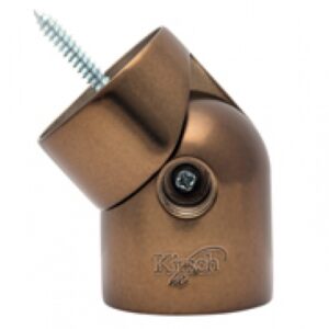 Kirsch Designer Metals 1 3/8" Swivel Socket, #1831420, Sold Individually, Color:  Caramel