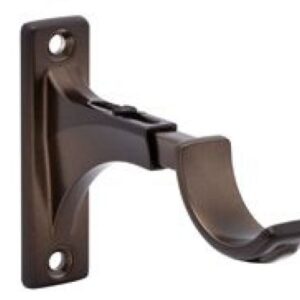 Kirsch Designer Metals 1 3/8" Decorative Bypass Bracket, Sold Individually, #1832093, Color:  Caramel