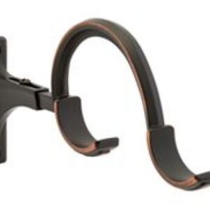 Kirsch Designer Metals 1 3/8" Decorative Double Bypass Bracket, Sold Individually, #1832127, Color:  Oil Rubbed Bronze