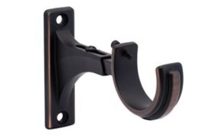 Kirsch Designer Metals 1 3/8" Decorative Bracket, Sold Individually, #1832079, Color: Oil Rubbed Bronze