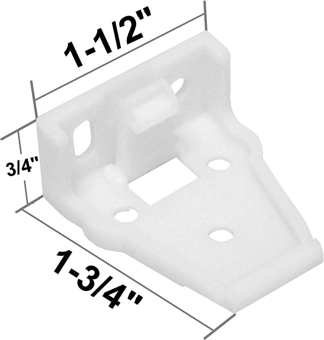 Original Louverdrape Cellular & Pleated Shade Mounting Bracket - Old Style, Sold Individually - Image 2