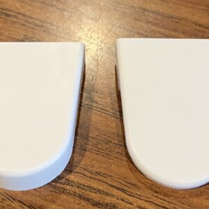 Roller Shade Bracket Covers, White, 1 Pair (#326)