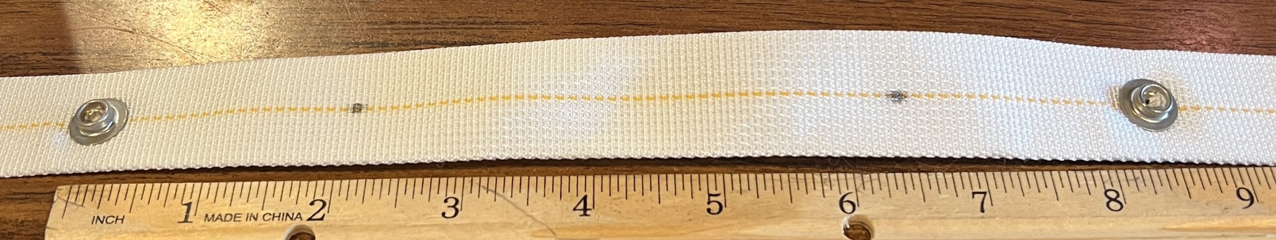 Graber Snap Tape With 8 1/2" Spacing - White, Pack of 25 Snaps #9-453-1 - Image 2